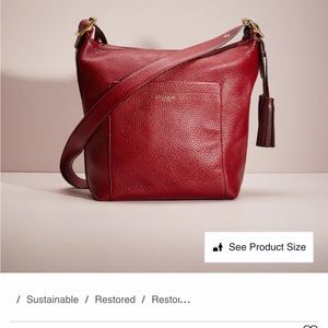 Coach legacy pebble leather duffle